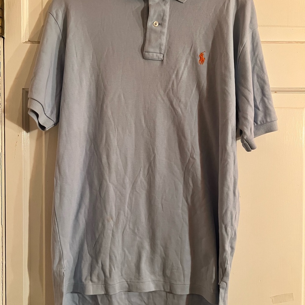 Polo by Ralph Lauren Men's Light Blue Shirt